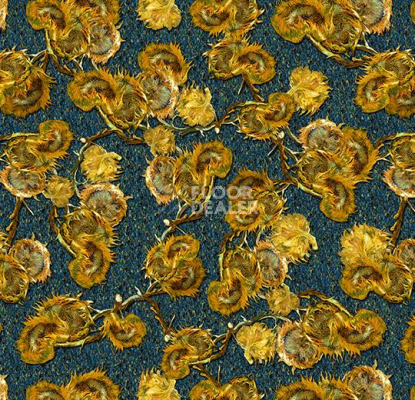 Ковролин Forbo Flotex Vision Pattern 940 (Van Gogh) Sunflowers фото 1 | FLOORDEALER