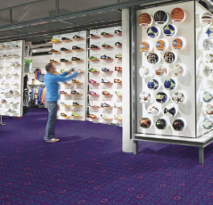 Forbo Flotex Vision Shape 530002 (Spin) Berry фото 2 | FLOORDEALER