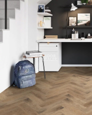 AW Invictus Primus Herringbone Royal Oak Blonde фото 2 | FLOORDEALER