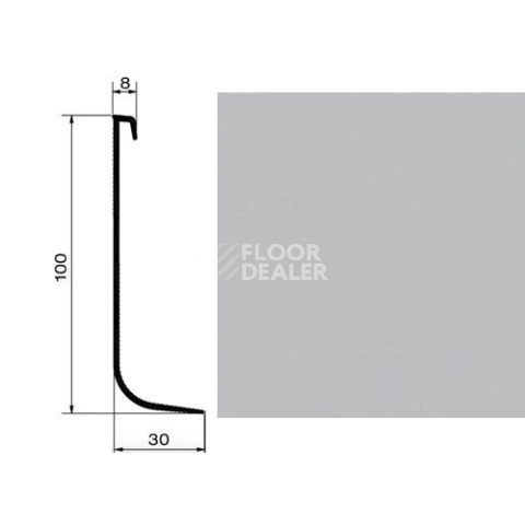 Плинтус Профиль для завода на стену Dollken Hk100 0138 фото 1 | FLOORDEALER