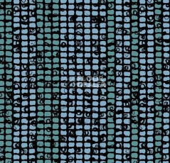 Ковролин Forbo Flotex Tibor Mosaic 980411 Mosaic Marine Stripe фото 1 | FLOORDEALER