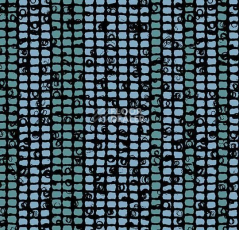 Ковролин Forbo Flotex Tibor Mosaic 980411 Mosaic Marine Stripe фото 1 | FLOORDEALER