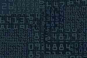 Ковровая плитка Ege Highline Contrast Square Numbers Blue rfm 52956413 фото  | FLOORDEALER