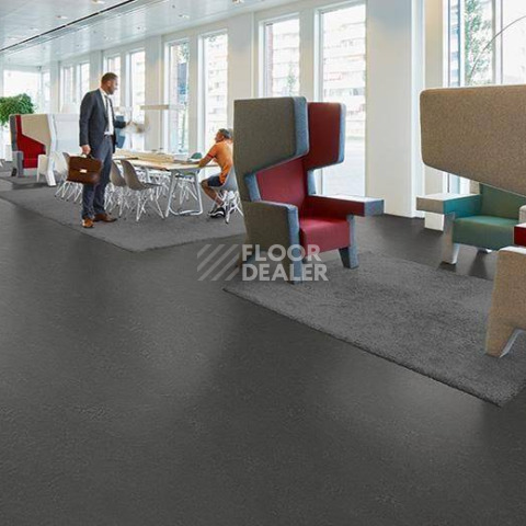Forbo Marmoleum Solid Concrete 3725 cosmos фото 4 | FLOORDEALER