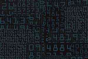 Ковровая плитка Ege Highline Contrast Square Numbers Blue rfm 52956414 фото  | FLOORDEALER
