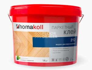 Сопутствующие материалы Homakoll 212 для штучного паркета Homakoll 212 14 кг. Клей для штучного паркета, водно-дисперсионный фото 1 | FLOORDEALER